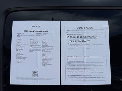 2016 Jeep Wrangler Rubicon