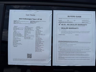 2023 Volkswagen Taos 1.5T SE