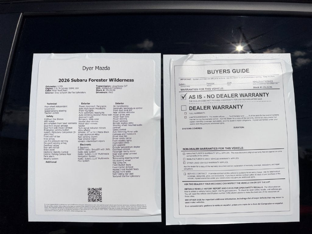 2026 Subaru Forester Wilderness
