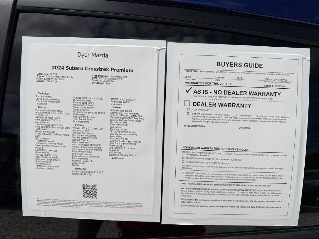 2024 Subaru Crosstrek Premium