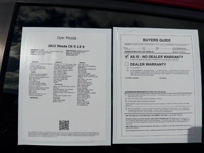 2022 Mazda Mazda CX-5 2.5 S