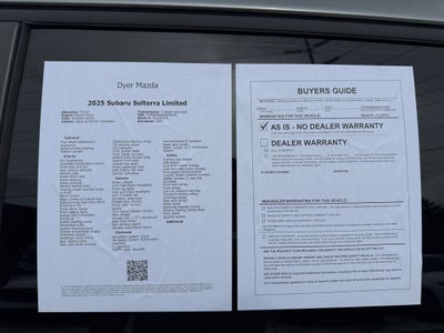2025 Subaru Solterra Limited