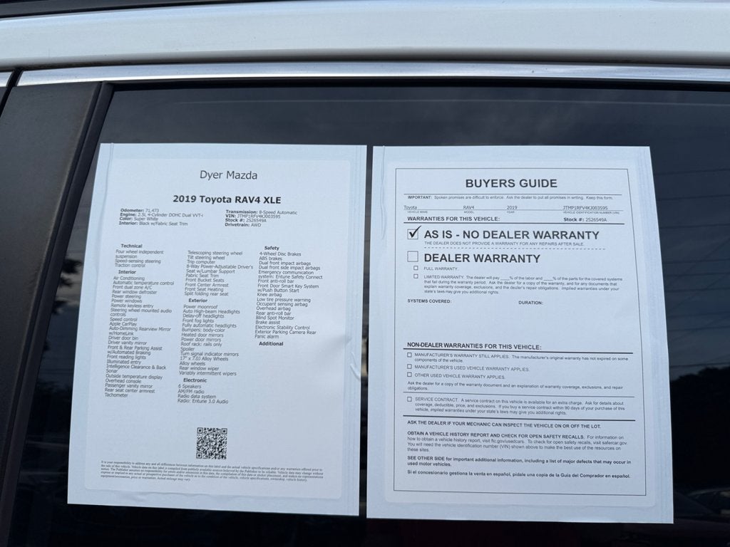 2019 Toyota RAV4 XLE