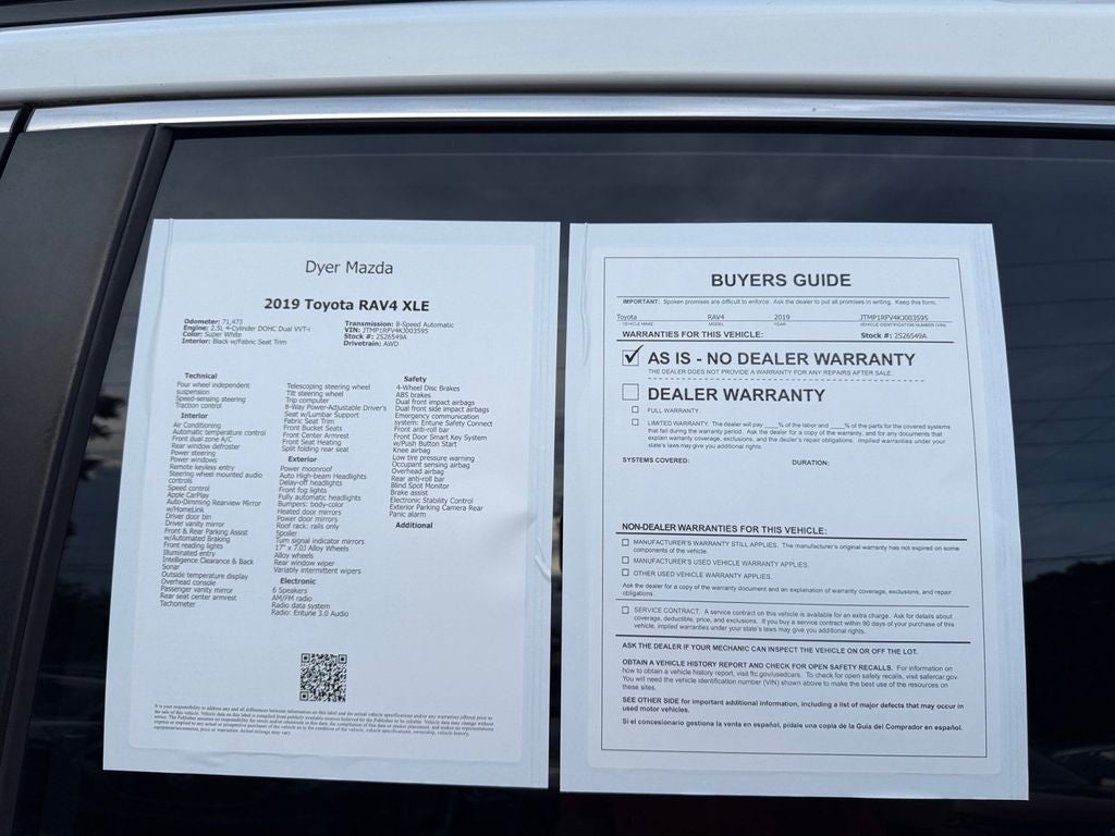 2019 Toyota RAV4 XLE