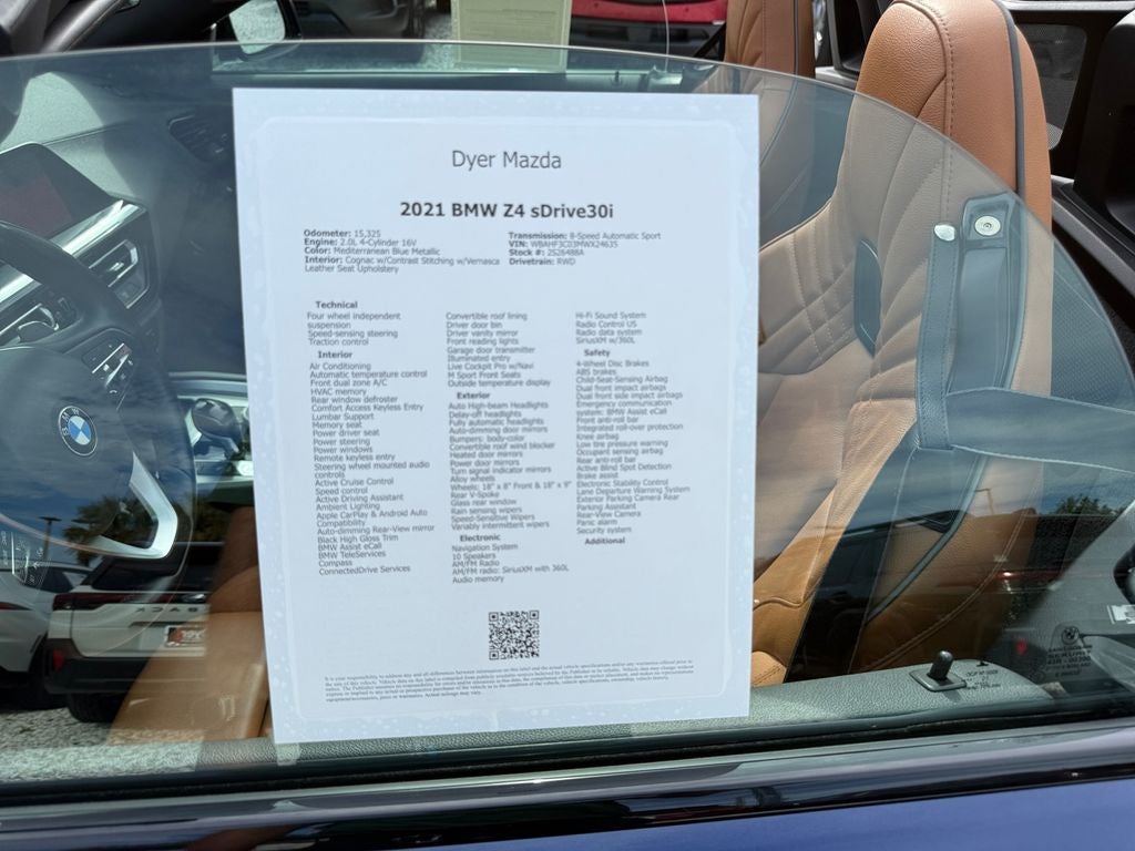 2021 BMW Z4 sDrive30i