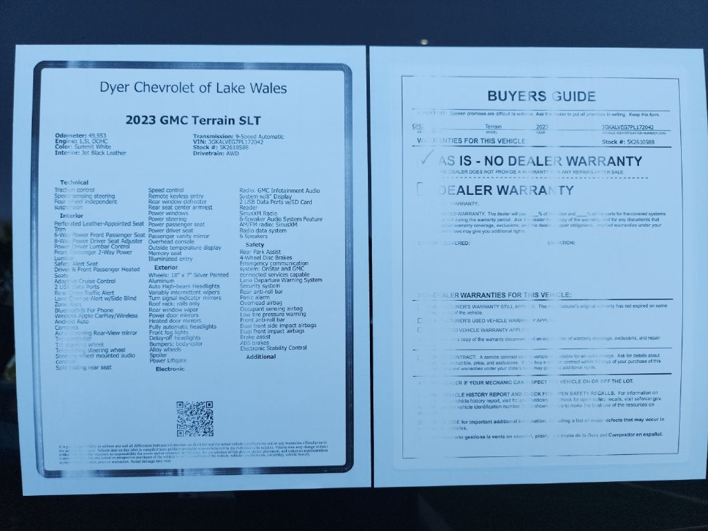 2023 GMC Terrain SLT