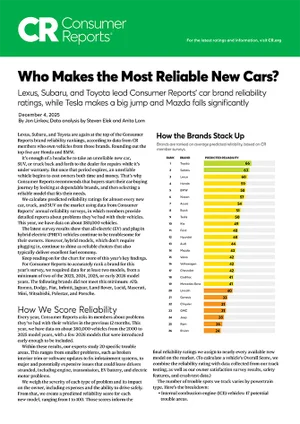 Who Makes the Most Reliable Cars | Dyer Subaru in Vero Beach FL