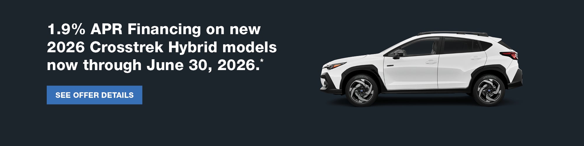 June Crosstrek Hybrid APR Offer