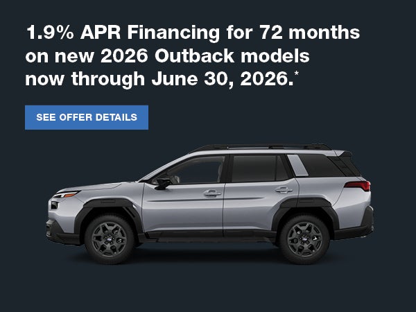 June Outback APR Offer