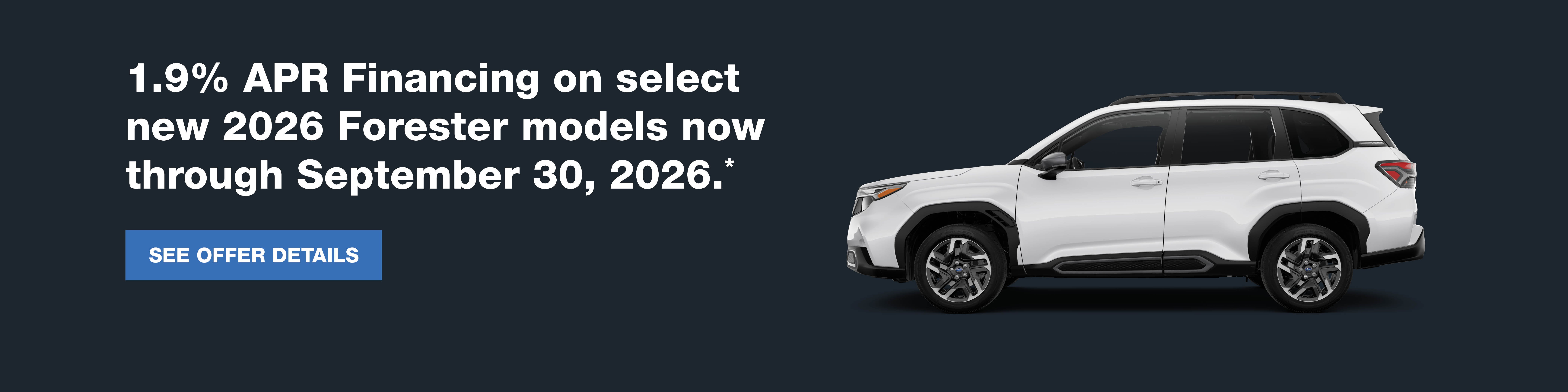 Subaru APR September Offer