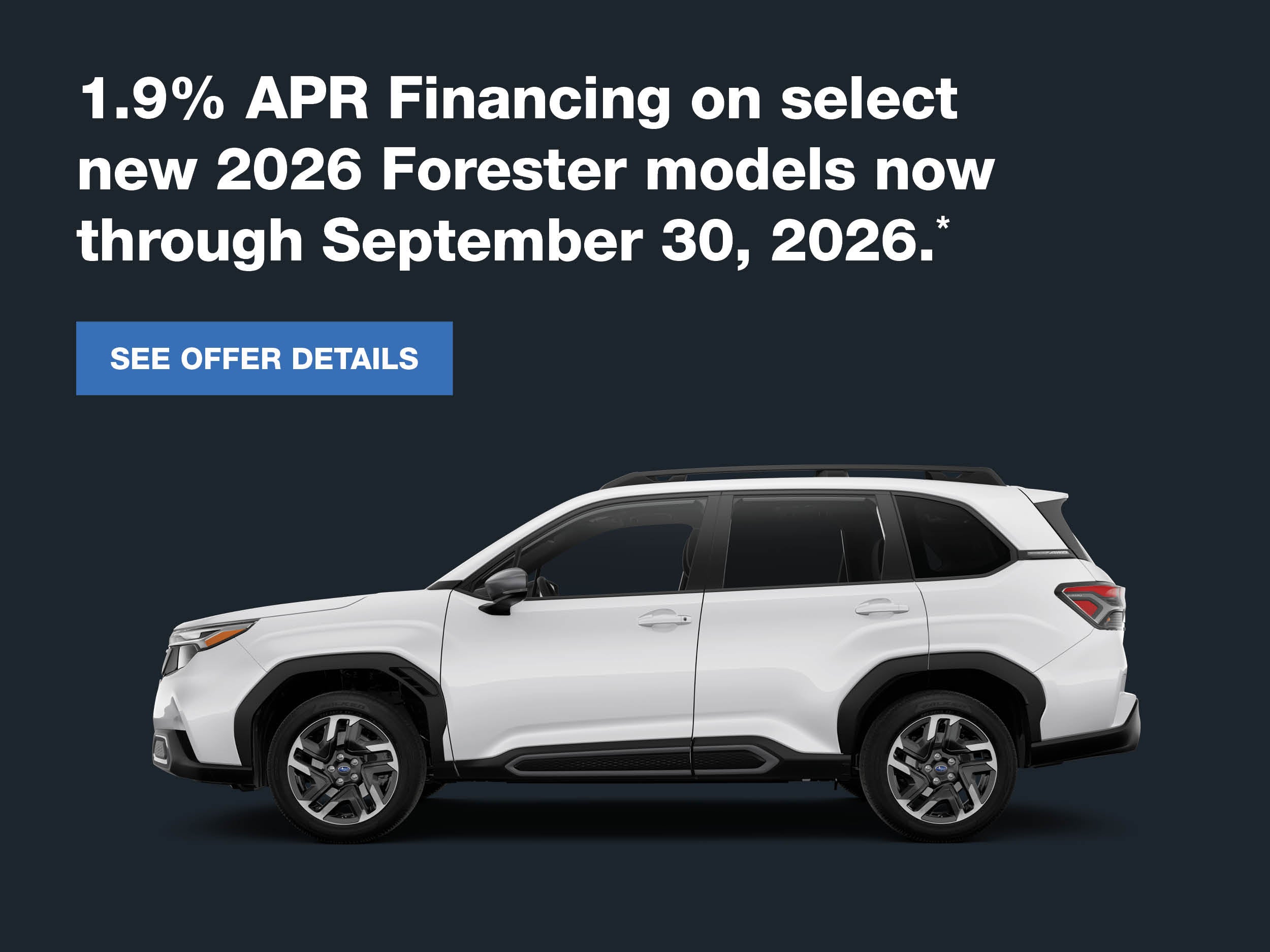 Subaru APR September Offer