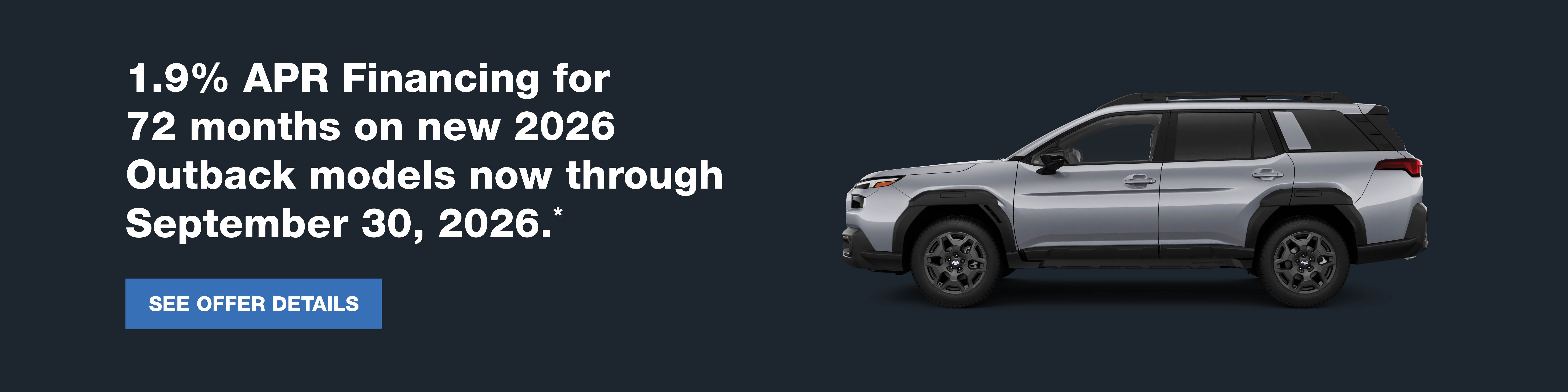 Subaru APR September Offer
