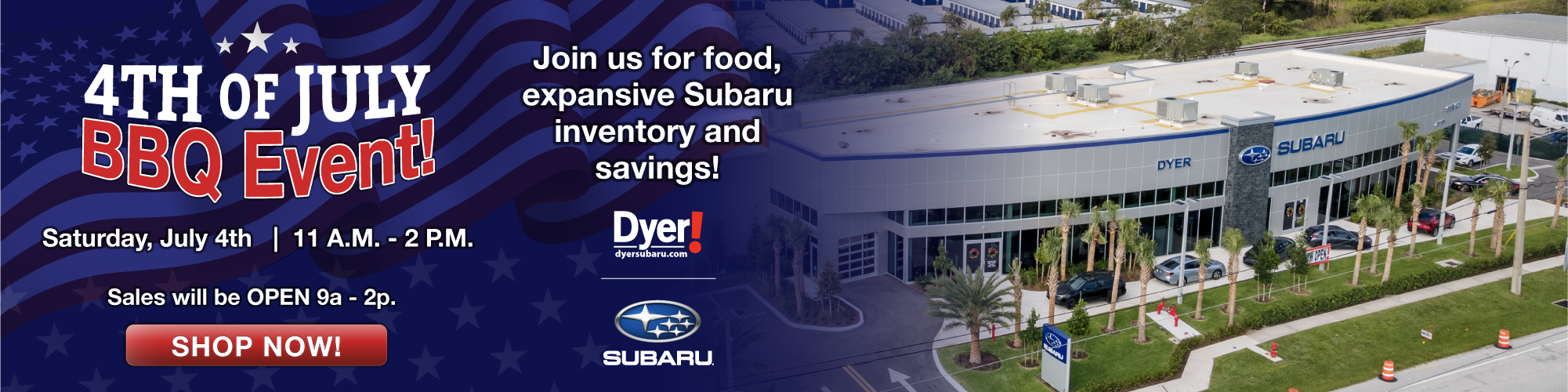 July 4th BBQ at Dyer Subaru