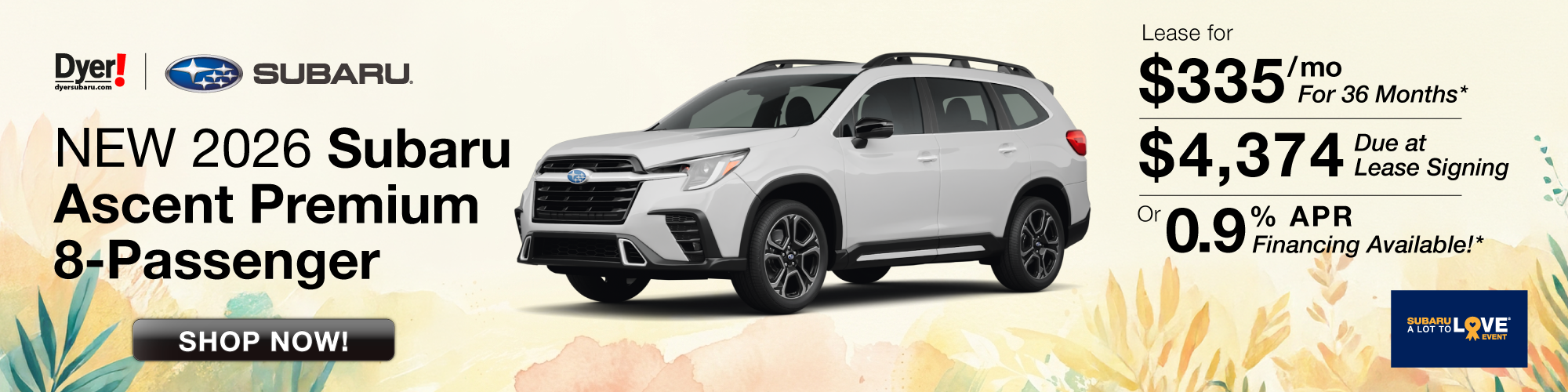  New 2026 Subaru Ascent Premium 8-Passenger