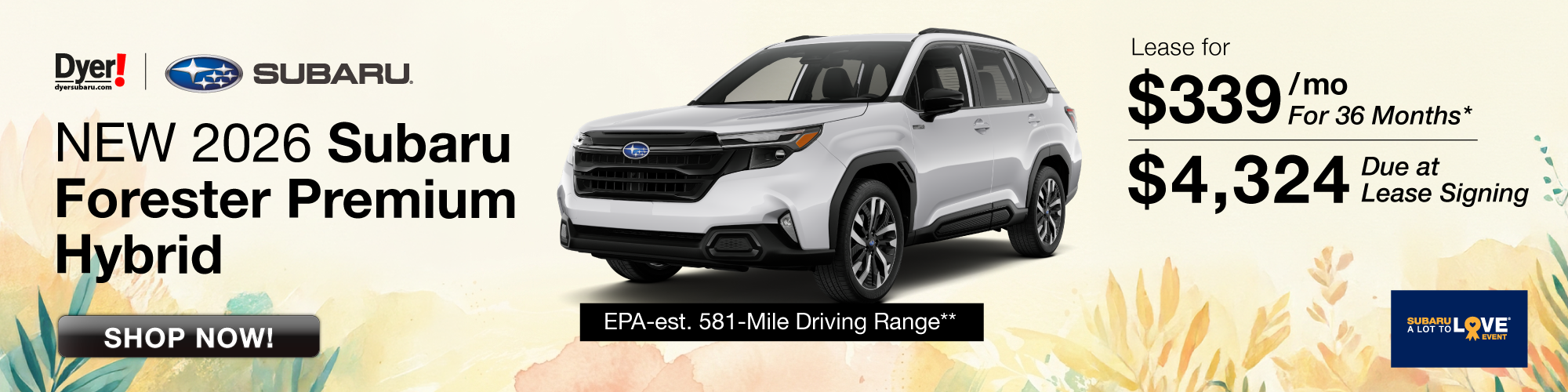  New 2026 Subaru Forester Premium Hybrid 