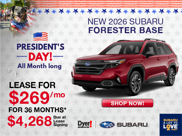 New 2026 Subaru Forester Base