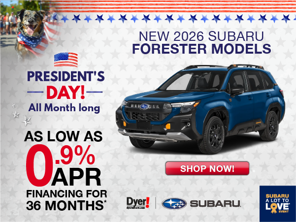 New 2026 Subaru Forester Models