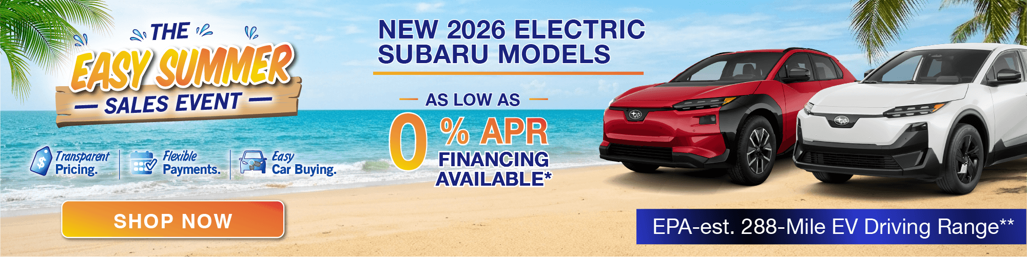 New 2026 Electric Subaru Models