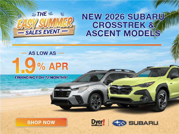 New 2026 Subaru Crosstrek & Ascent Models
