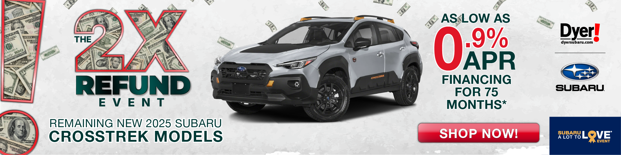 Remaining New 2025 Subaru Crosstrek Models