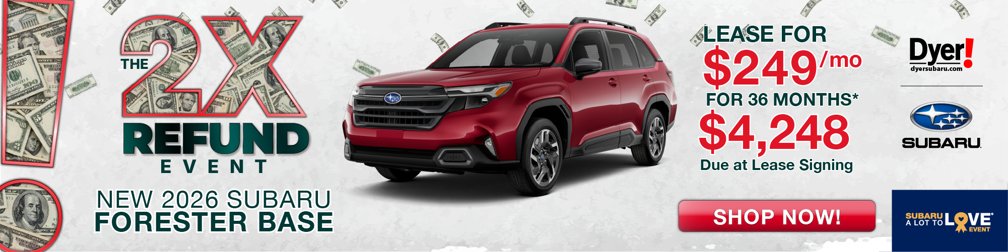 New 2026 Subaru Forester Base