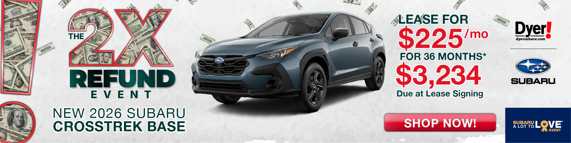 New 2026 Subaru Crosstrek Base