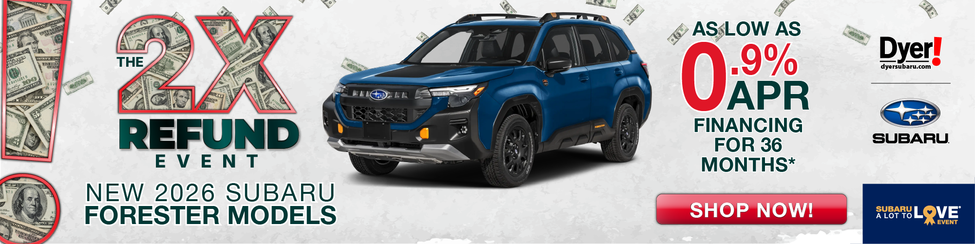 New 2026 Subaru Forester Models