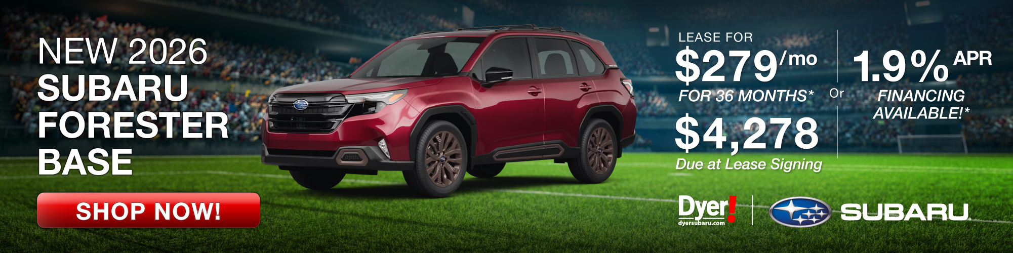 New 2026 Subaru Forester Base