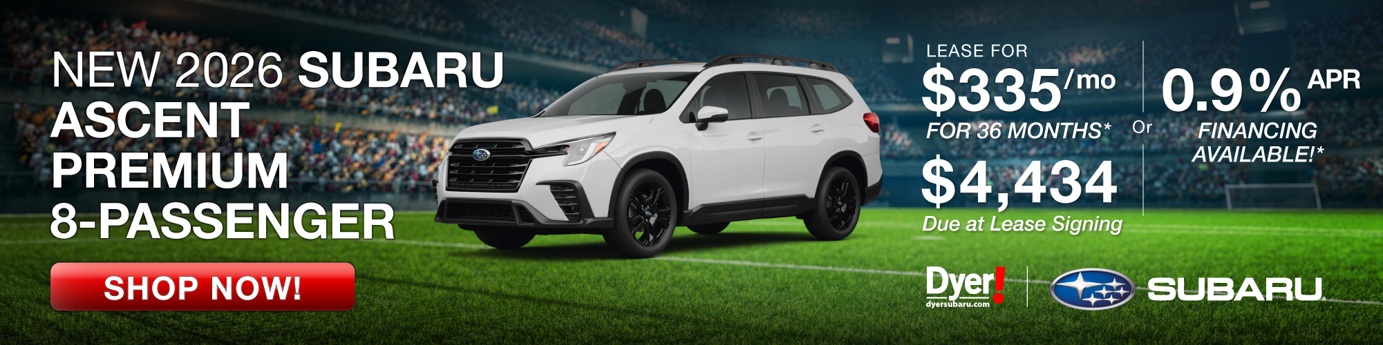  New 2026 Subaru Ascent Premium 8-Passenger