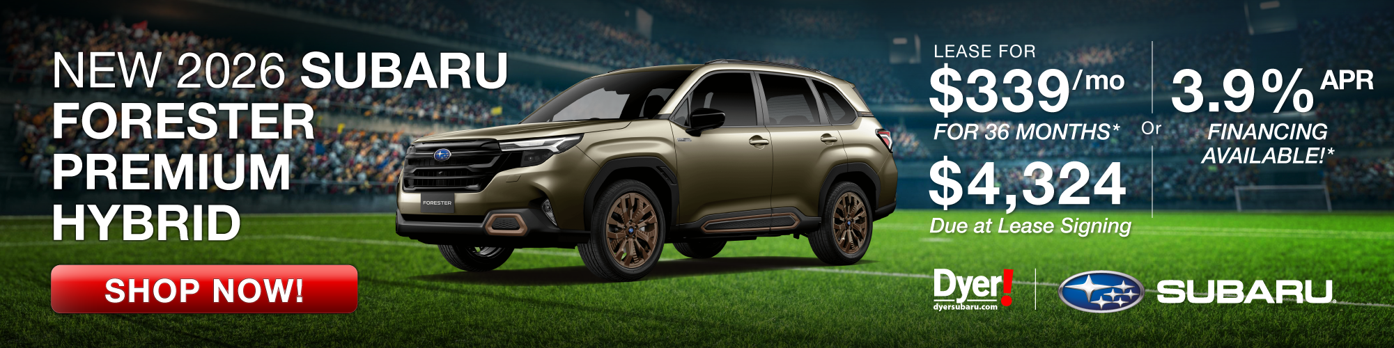  New 2026 Subaru Forester Premium Hybrid 