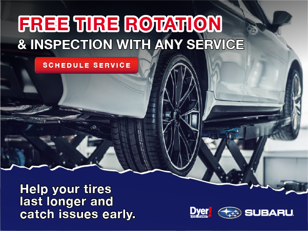 Free Tire Rotation & Inspection With Any Service